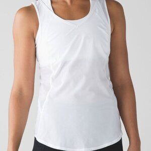 Lululemon Run With The Sun Tank White Size 6
